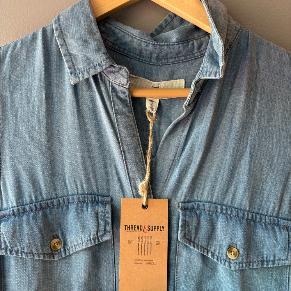 Thread Supply Denim Jumpsuit - Picture 5 of 8